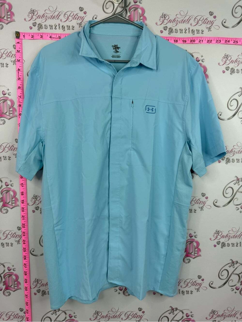 Under Armour Men’s Sky Blue Short Sleeve Performance Polo